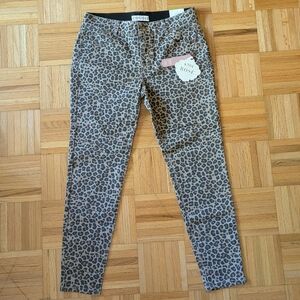 Knox Rose Skinny Leopard Print Pants Size 12